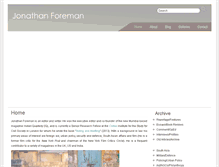 Tablet Screenshot of jonathanforeman.info